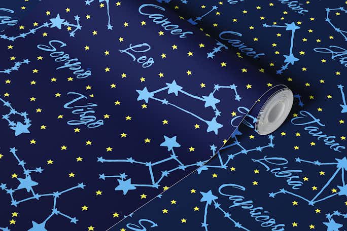 Zodiac Constellations 3wallpaper roll