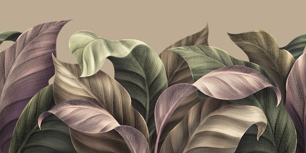 Vintage tropical leaves