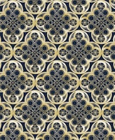 Golden Moroccan Tile Glam 2 wallpaper