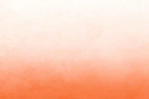 Orange watercolor ombre