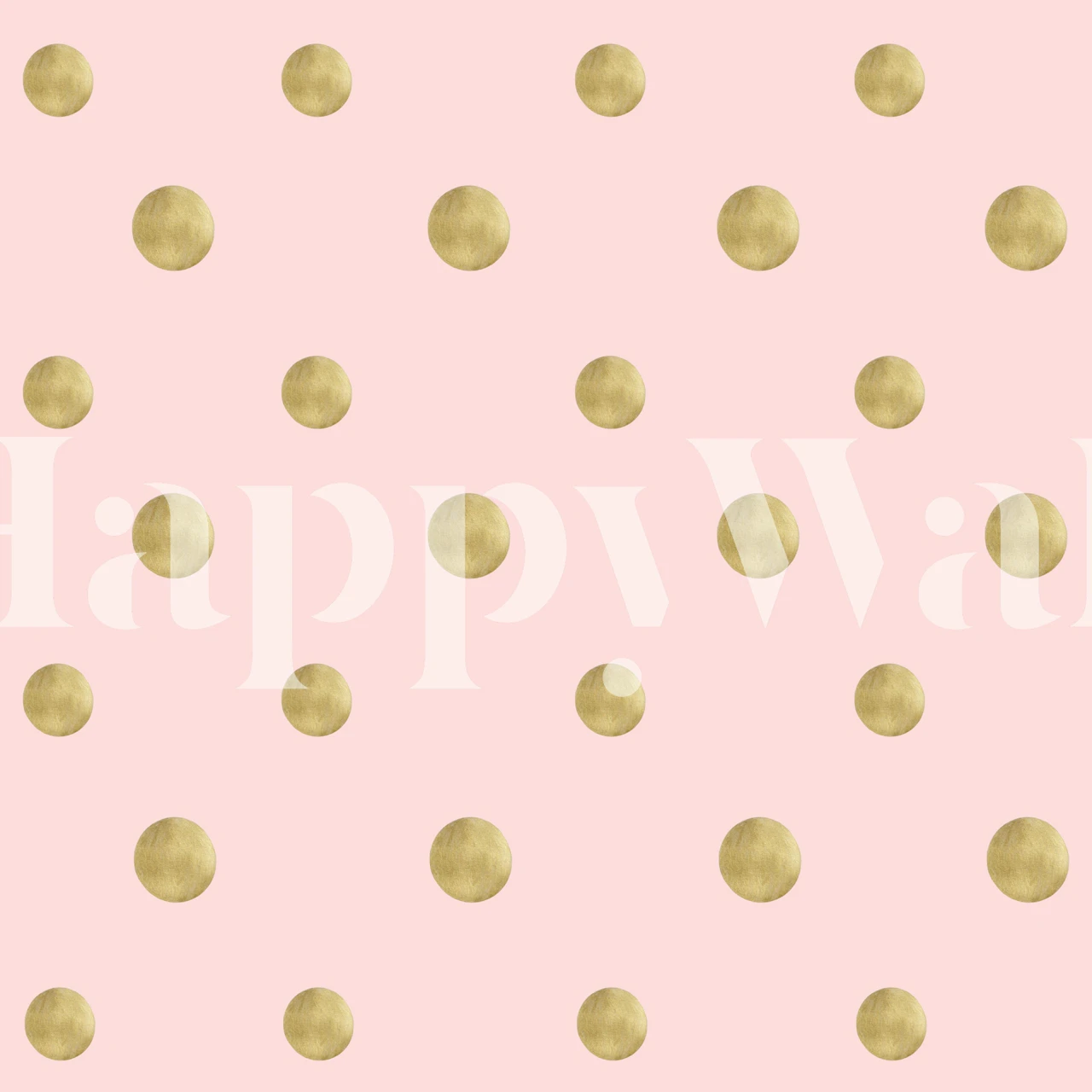 Happy Polka Dots Gold 1 in een kamer