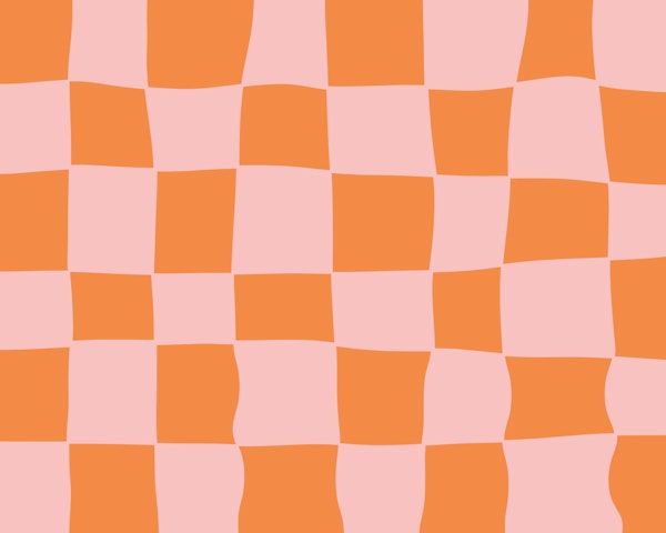 Liquid Grid Orange Blush