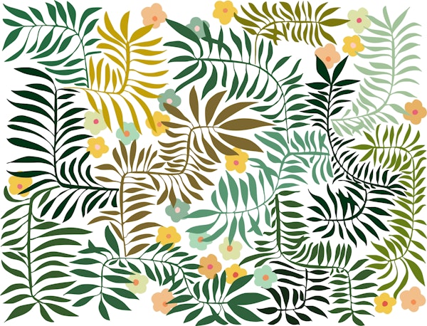 Little Palm Tree Leaves