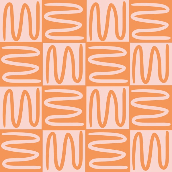 Ethnic Abstract Orange