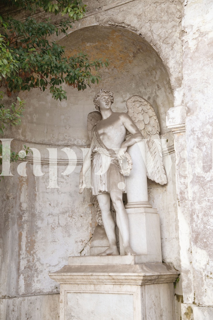 Angel Statue in Rome 1 Wallpaper - Buy Online | Happywall