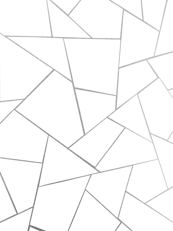 Silver Gray White Geo Glam 1