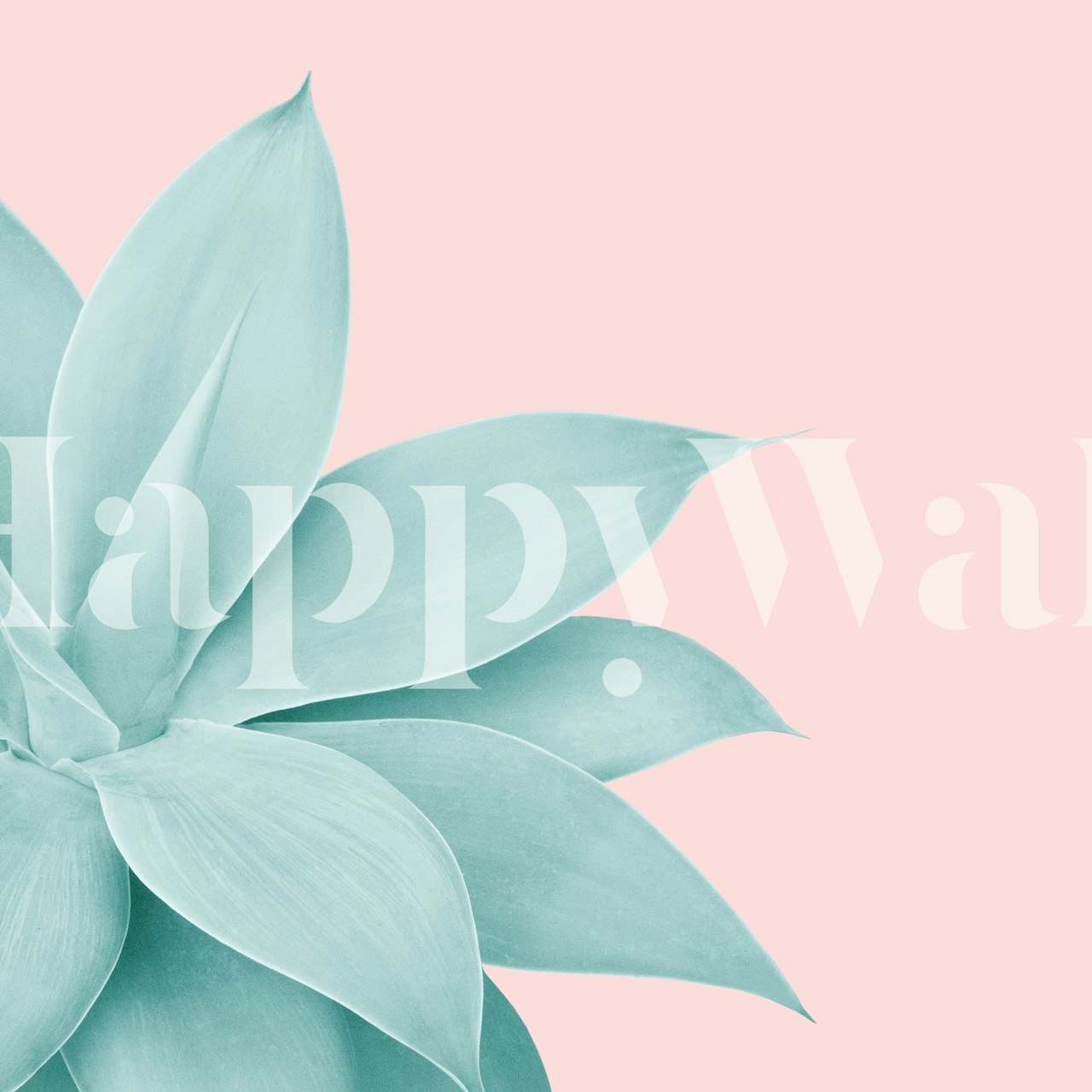 Agave Finesse 7 wallpaper in een kamer