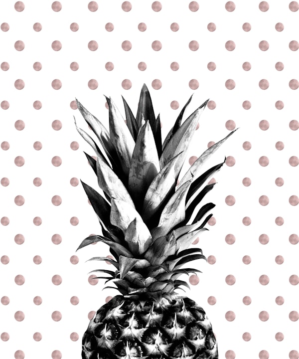 Pineapple Happy Polka Dots 1