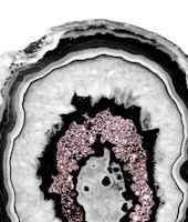 Gray Black White Agate 1a tapet