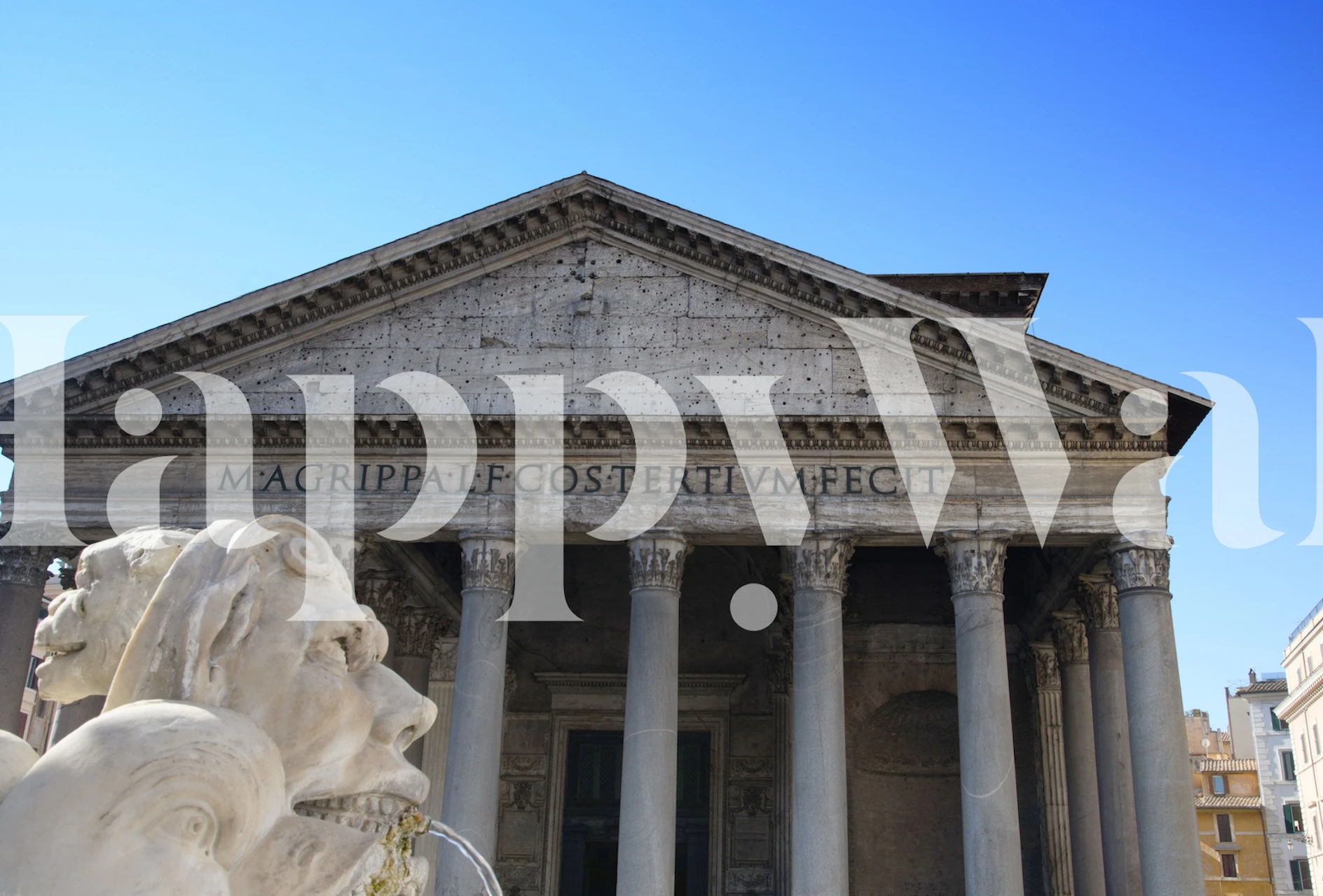 Tapeta Glorious Pantheon in Rome w pokoju