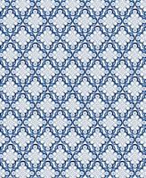Indigo Blue Moroccan Tile 3 carta da parati