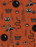 Halloween Pattern Glam 2 tapete