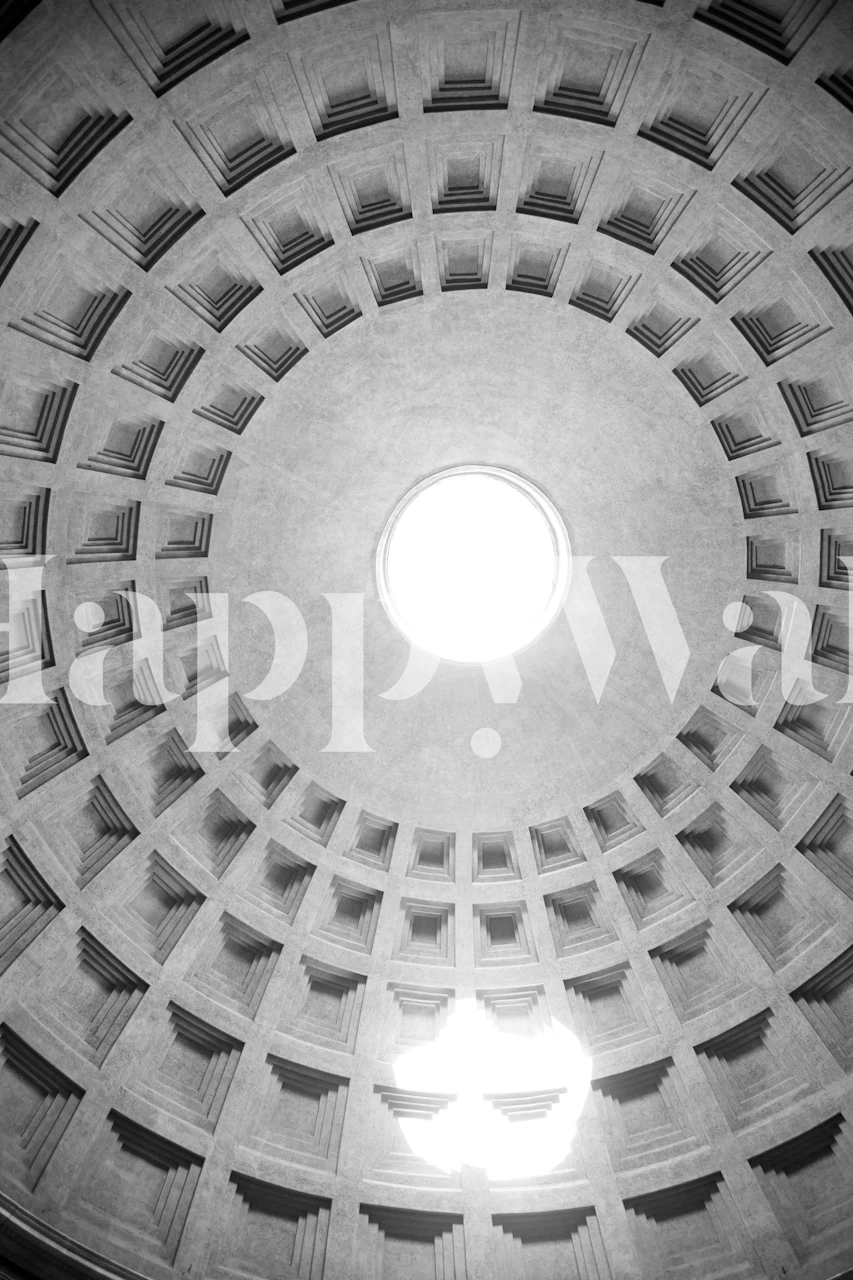The Pantheon in Rome wallpaper in a room
