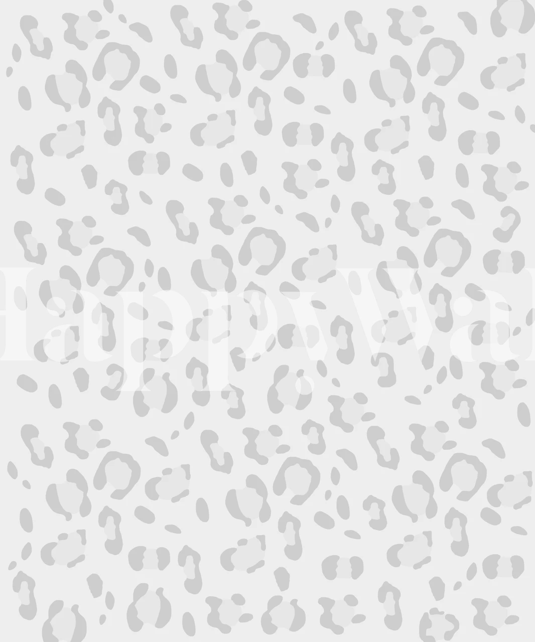 Leopard animal print tapet i et stilrent rom