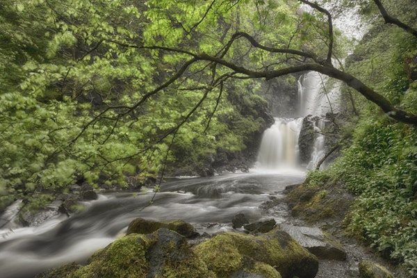 Scottish water fall
