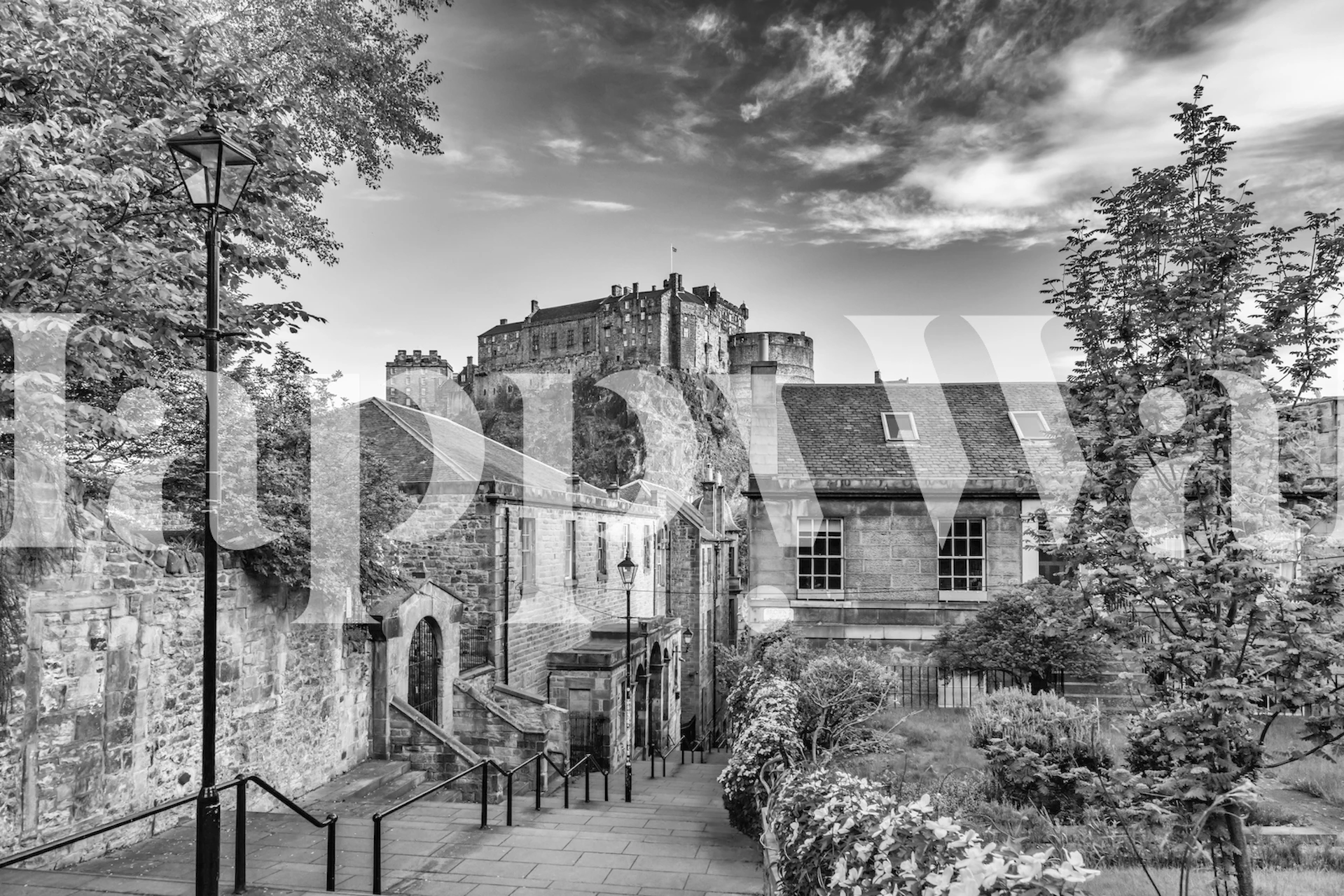 The Vennel in Edinburgh behangdesign