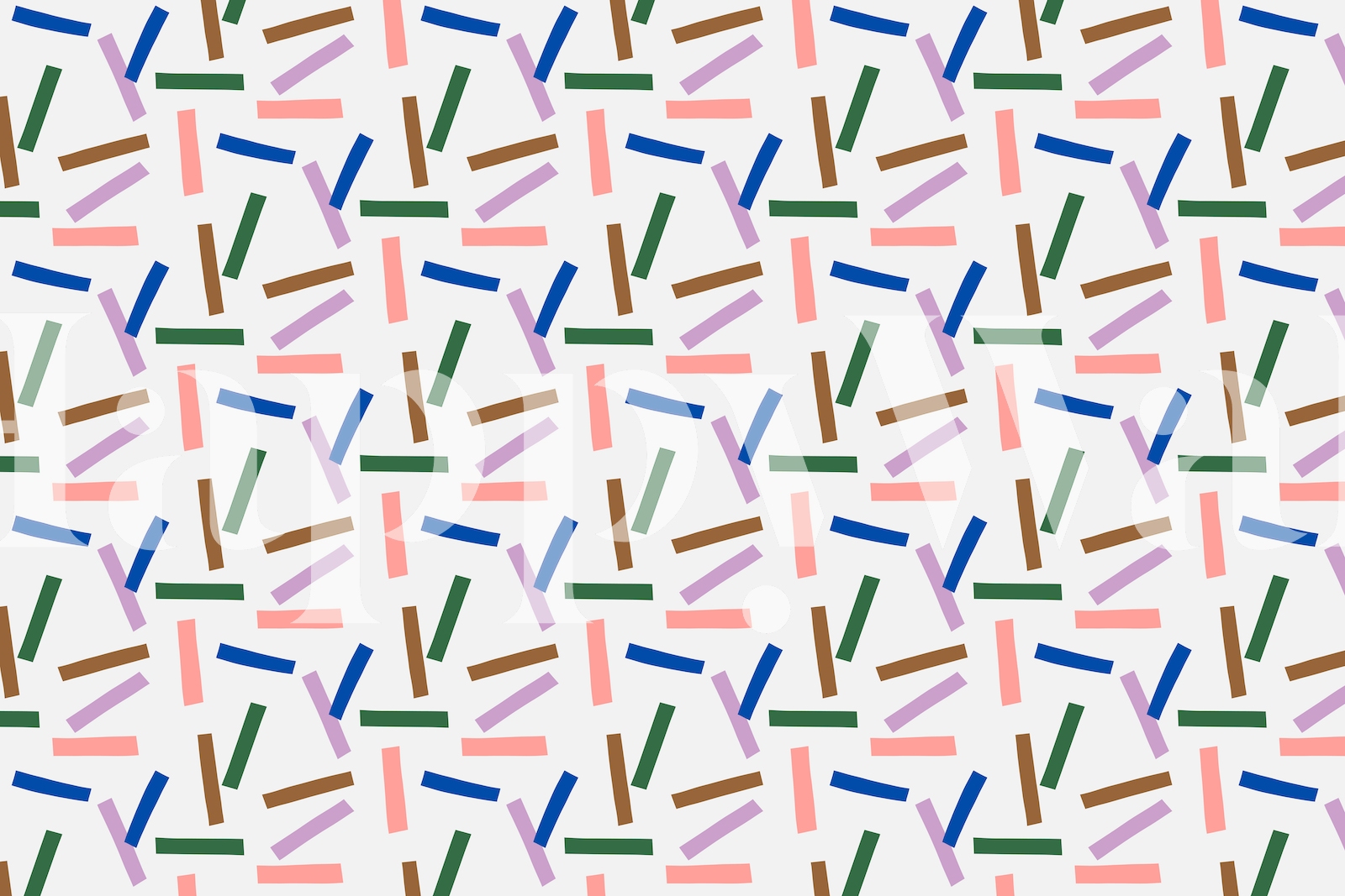 Colorful Strokes Wallpaper - Buy Online | Happywall