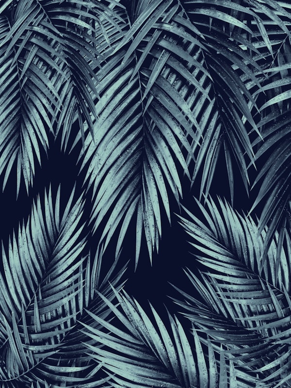 Palm Leaf Jungle Night Vibes 1