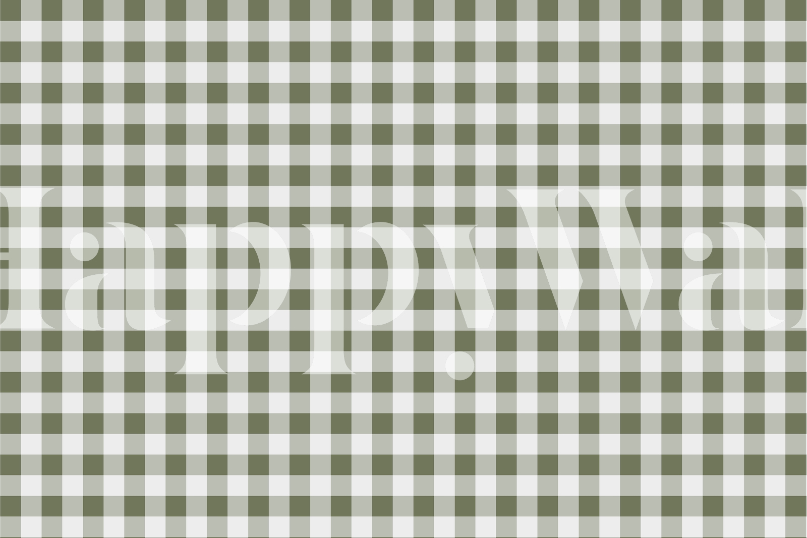 Green Gingham Wallpaper - Classic & Cozy for Your Home | Happywall