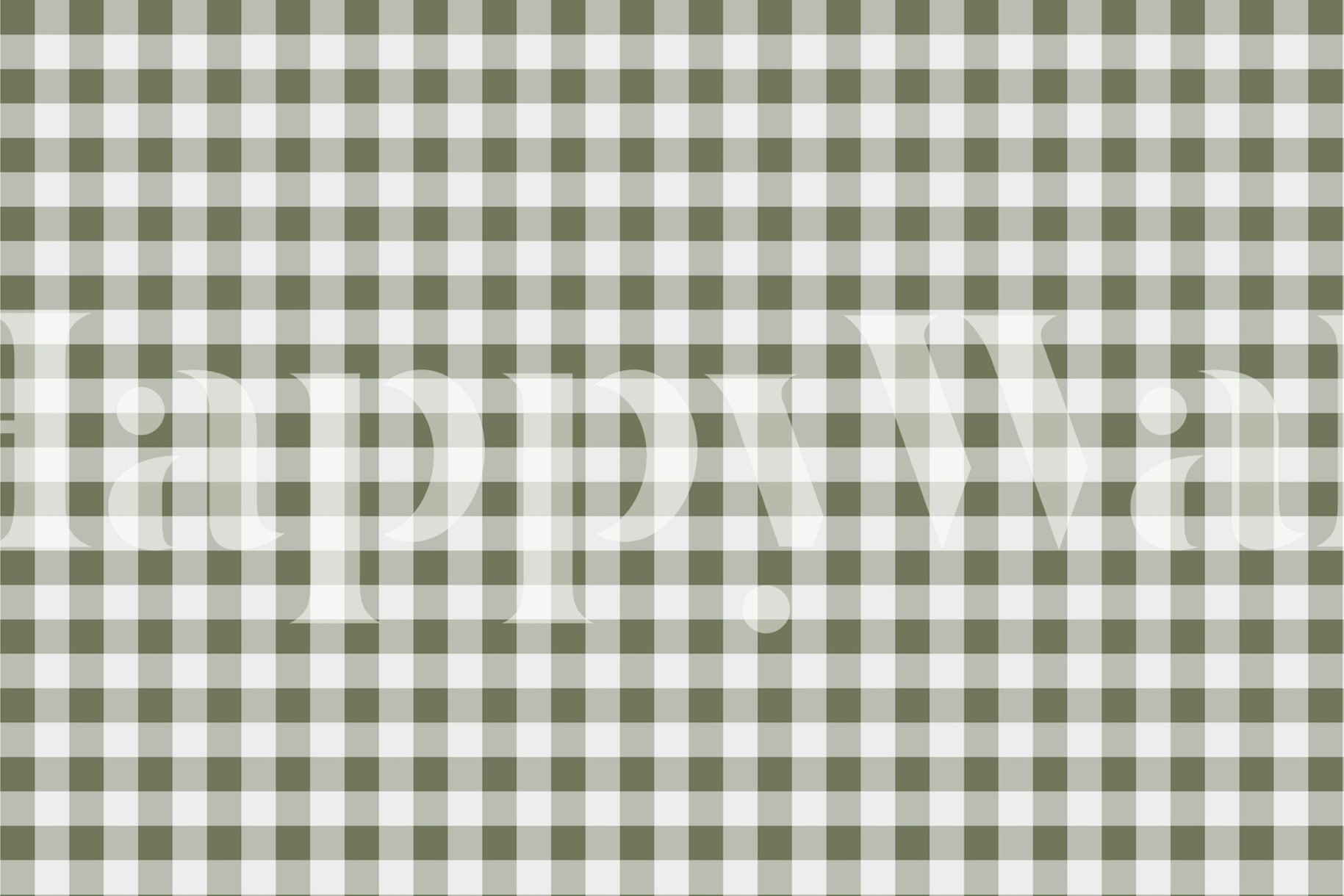 Green Gingham wallpaper - Happywall