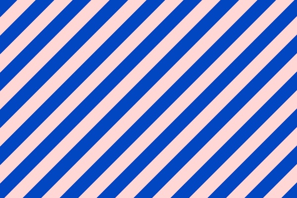 Pink and Blue diagonal Stripes