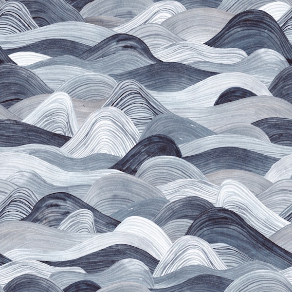 Watercolor waves