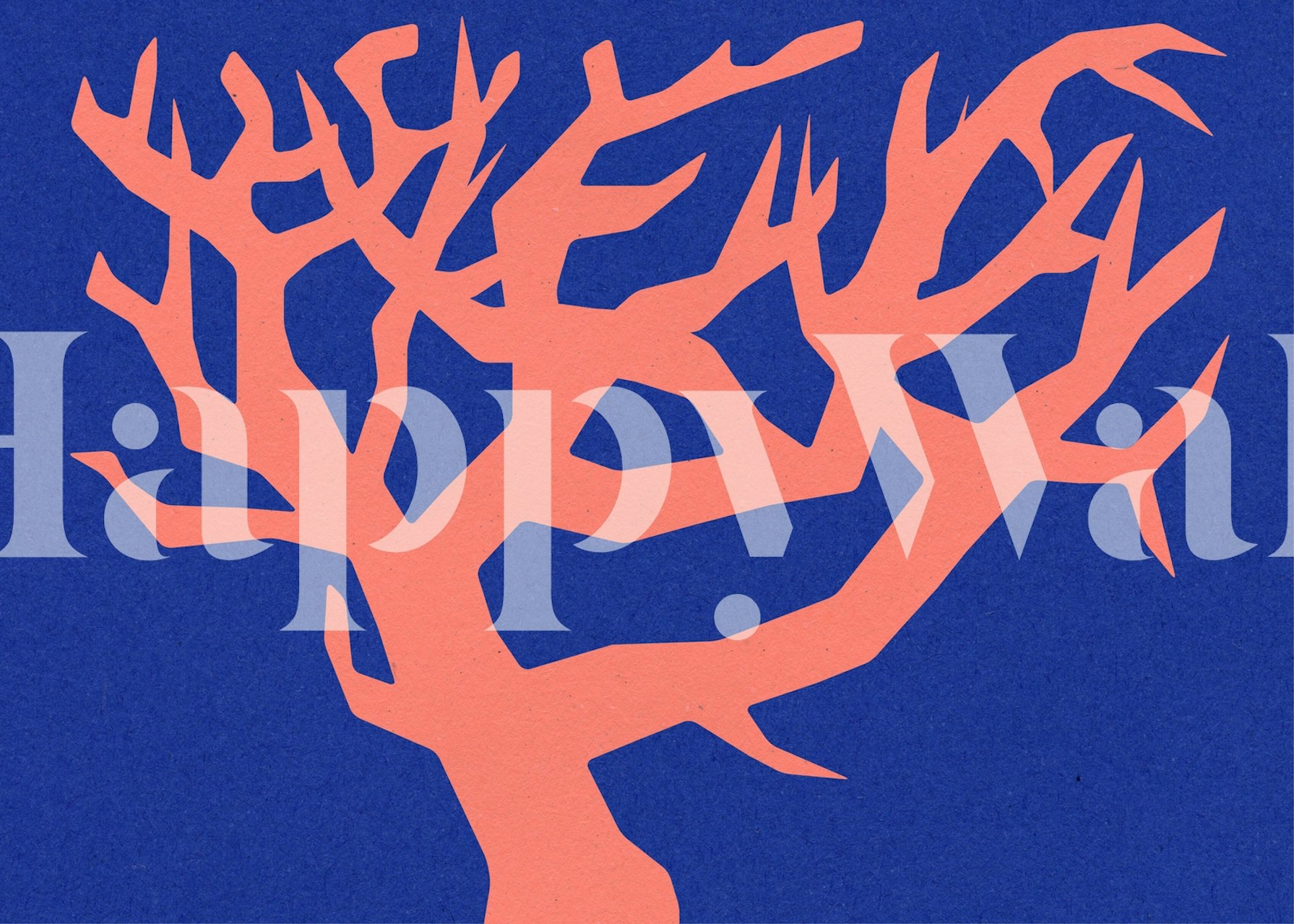 Underwater Love Tapete in einem Raum angezeigt