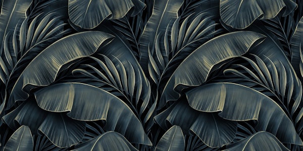 Dark tropical plants