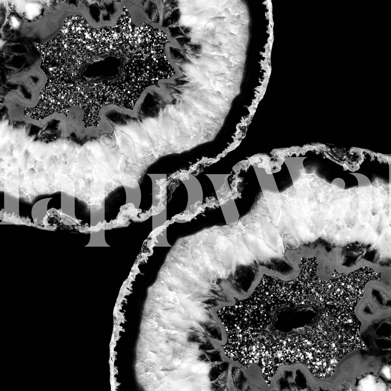 Gray Black White Agate 7 wallpaper design