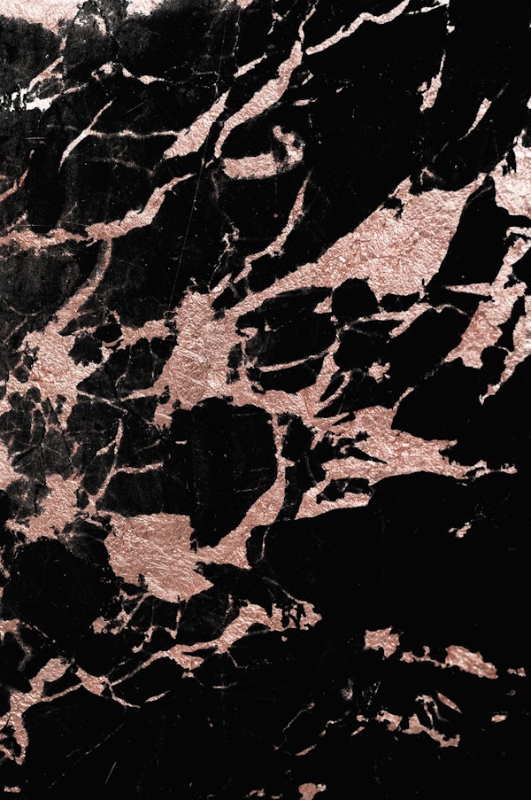 Black Marble Rose Gold Glam 1
