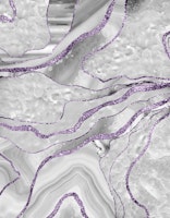 White Agate Lavender Glitter 1 carta da parati