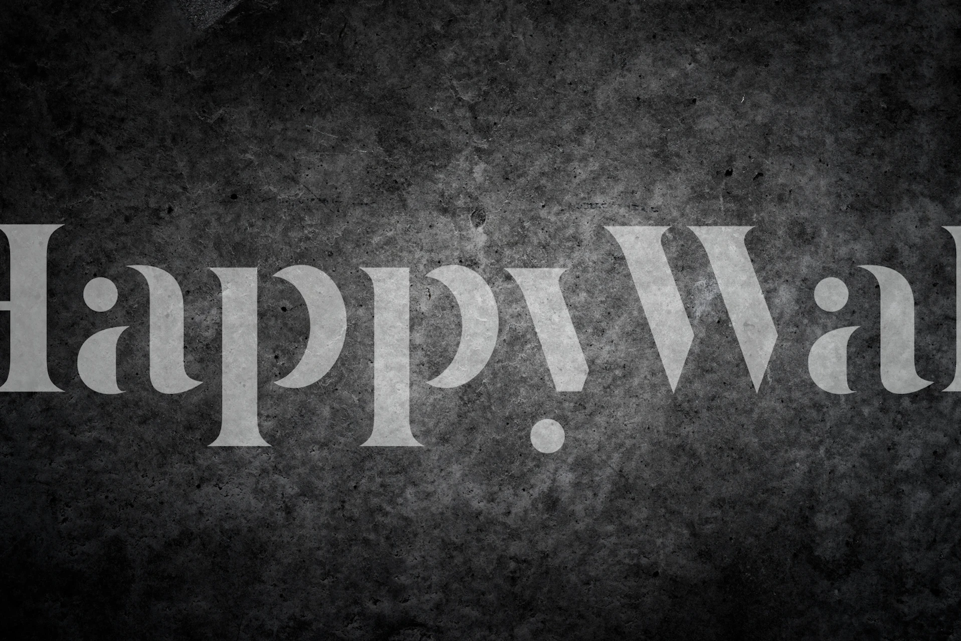 Textured black concrete wall mural in dark tones wallpaper