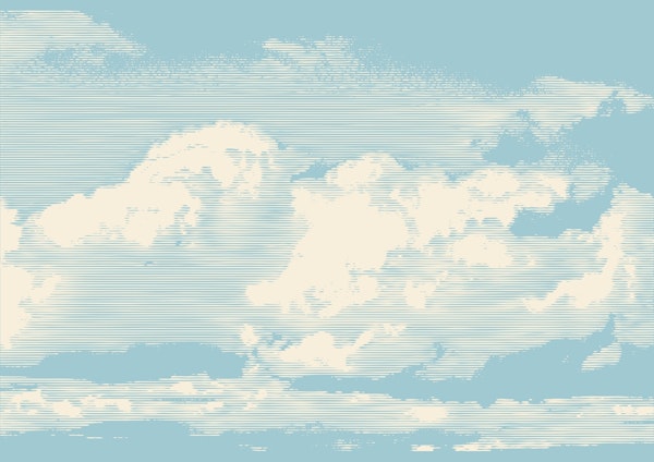 Retro clouds