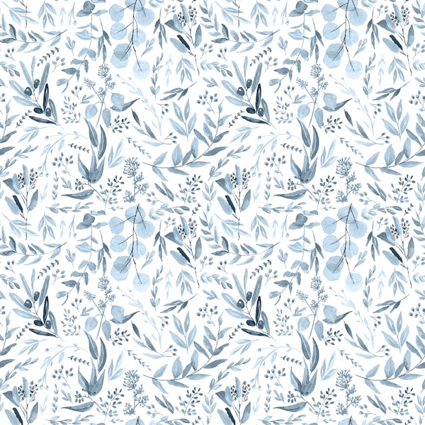 Seamless Blue Eucalyptus - S