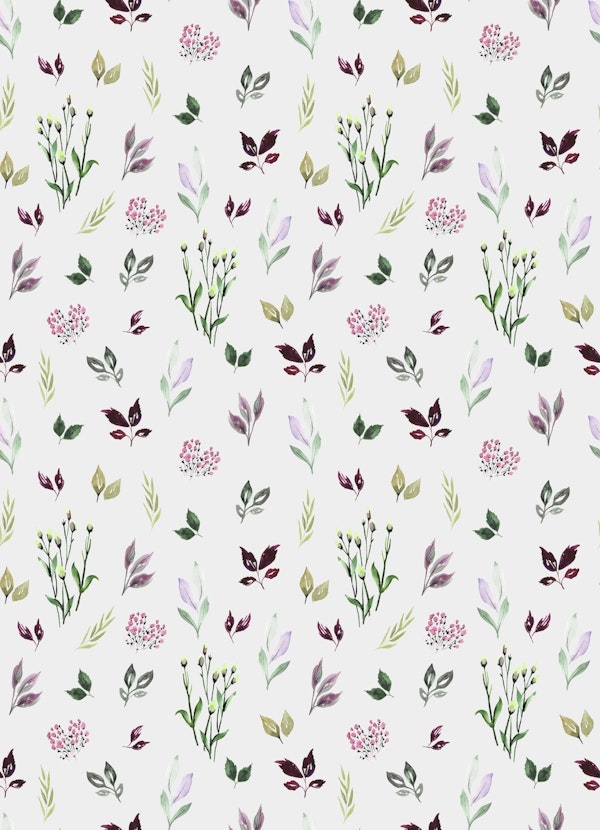 Mini Leaves Seamless Pattern