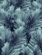 Navy Blue Banana Leaves 4
