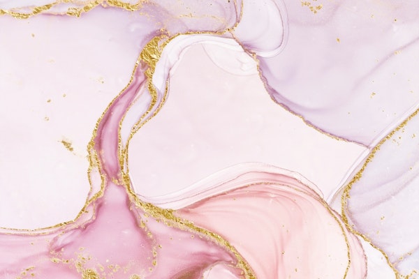 Alcohol Ink Pink Marble 2