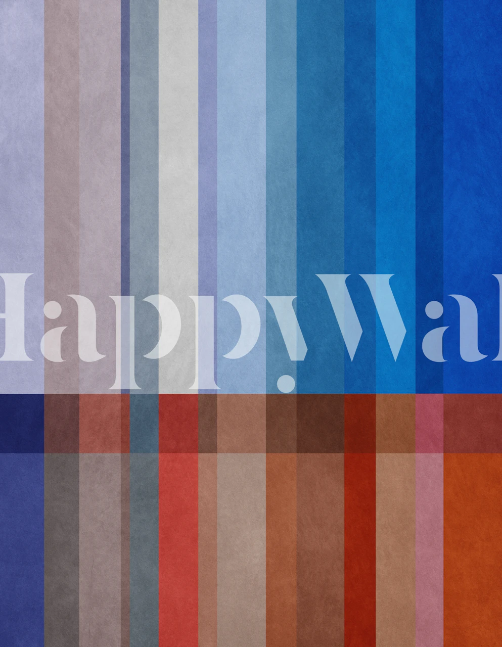 Vertical lines wallpaper displayed in a room