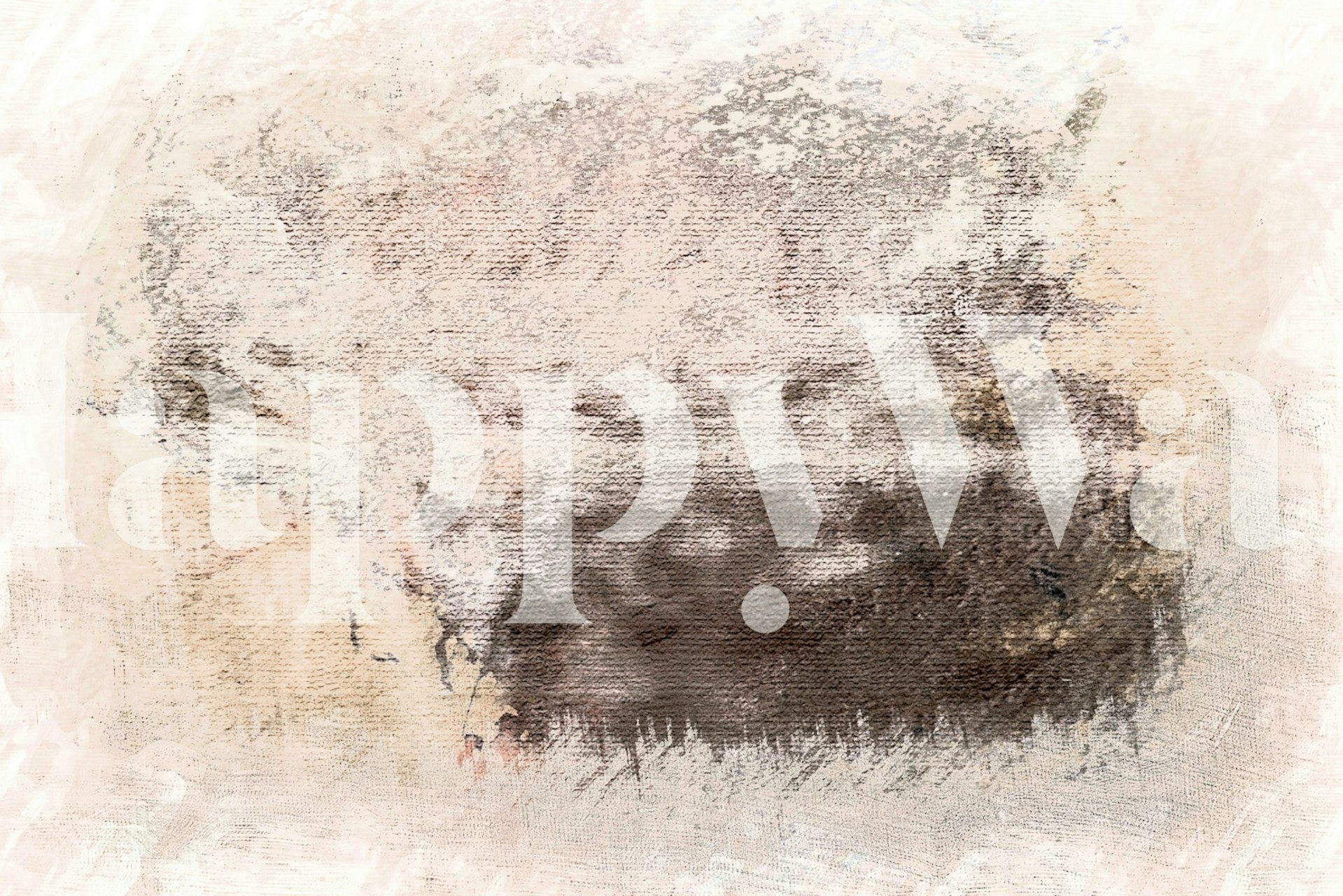 Textured beige and gray abstract patterns wallpaper