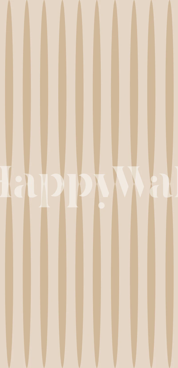 Minimalistički zidni mural u japanskom stilu s mirnim neutralnim tonovima i suptilnim uzorkom