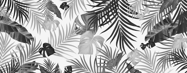 Tropical Jungle Leaves 16 w 2