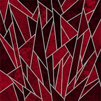 Shattered Red Ruby Mosaic wallpaper