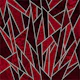 Shattered Red Ruby Mosaic
