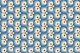 2201 Blue retro pattern