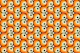 2202 Orange retro pattern
