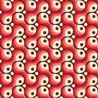 2203 Abstract retro pattern ταπετσαρία