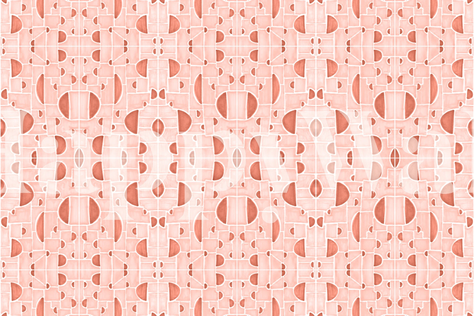 Kaleidoscopic Cretto tapet i et rommiljø