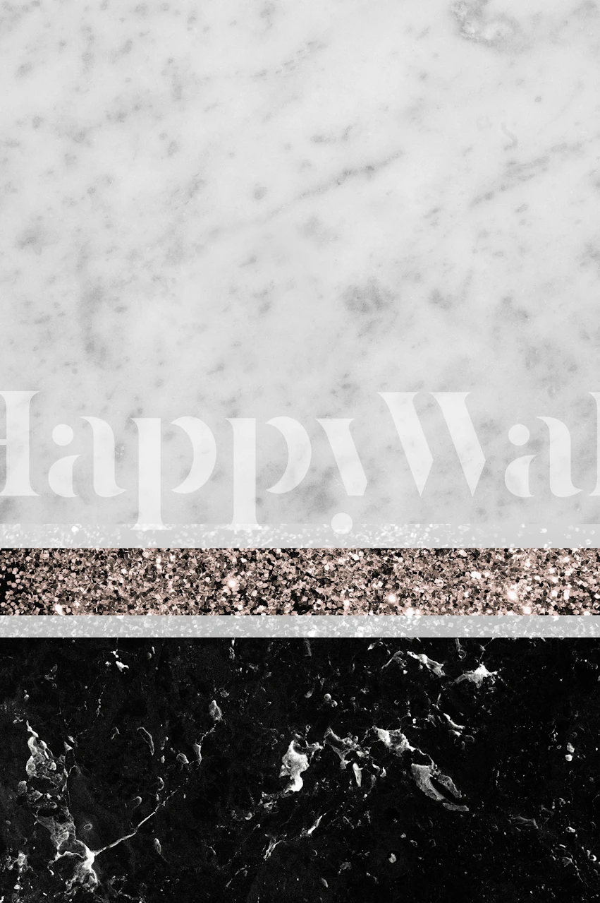 WBMarble Gold Glitter Stripe 1 i ett rum