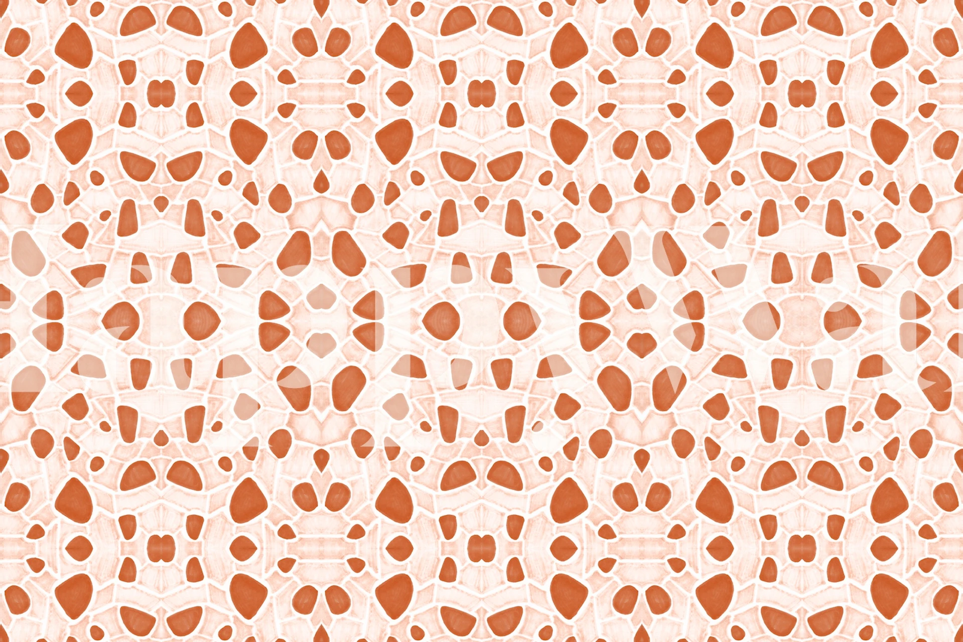 Moroccan Clay Zellige tapet i et rom