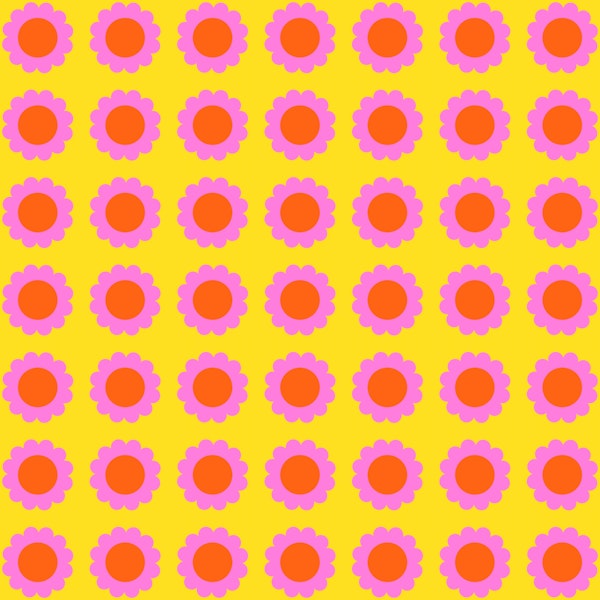 Pink and Yellow Pop Flowers